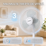 VENTILATOR CU PICIOR HEINNER HSF-M50WH - imagine 9