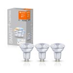 3 Becuri LED inteligente Ledvance SMART+ WiFi SPOT Tunable White, - imagine 2