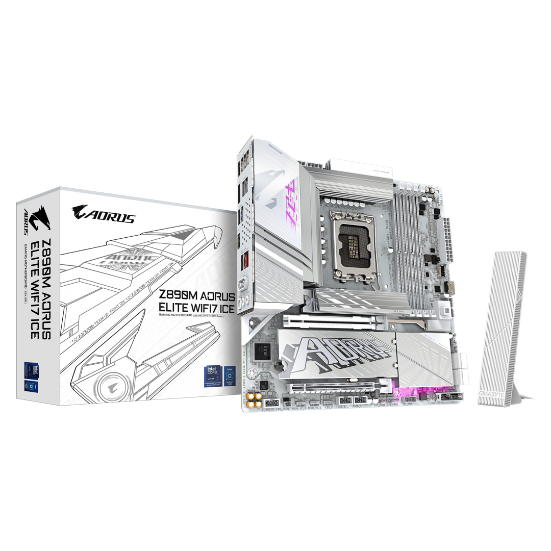 overlay_5cd181e45b40245edfc718b286f83752.png Placa de baza Gigabyte Z890M AORUS ELITE WIFI7 ICE, Socket - imagine 1