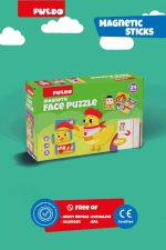 PUZZLE MAGNETIC DIN SPUMA EVA CU FEȚE, PUEDO - imagine 2