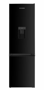 Combina frigorifica HEINNER HC-HM260BKWDF+, 260 l, Clasa F, Dozator apa,