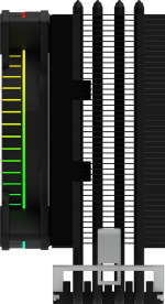 Cooler Procesor AQIRYS URANUS LS ARGB NEGRU - imagine 5