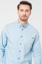 CAMASA CASUAL BARBATI LIGHT BLUE M - imagine 6