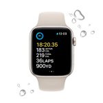 Apple Watch SE GPS + Cellular 40mm Starlight Aluminium Case - imagine 5