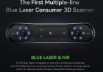 CREALITY 3D SCANNER CR-SCAN RAPTOR, mod scanare: Blue Light(Blue 7-line - imagine 8