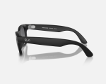 Ray-Ban Meta Wayfarer AI Glasses Matte Black/Polar Gradient Graphite (Large) - imagine 4