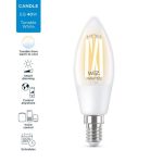 Bec LED inteligent vintage (decorativ) WiZ Connected Filament Clear C35 - imagine 4