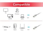 EQUIP 605500 Cat.6 S/FTP Patch Cable, 1.0m , Grey, 8.34x11.68x1000mm - imagine 4
