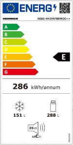 Side by Side HEINNER HSBS-H439NFBKWDE++, No Frost, 439 L, Clasa - imagine 5