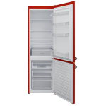 Combina frigorifica FRAM FC-VRL2681RDE++, 268 l, Clasa E, Rosu - imagine 2