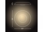 Plafoniera LED Philips Hue Still, Bluetooth, 22.5W (204W), 2500 lm - imagine 3