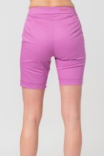 PANTALONI SCURT CASUAL FEMEI LILA L - imagine 6