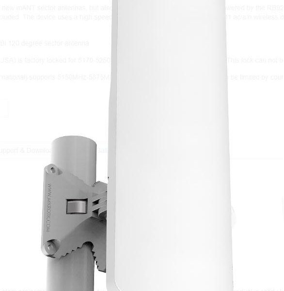 Mikrotik Antena externa 15dBi, 120 grade + router wireless integrat,