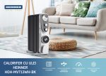 CALORIFER CU ULEI HEINNER HOH-MVT13WH-BK - imagine 5