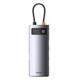 Hub extern Baseus Metal Gleam, gri - imagine 2