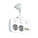Prelungitor tip priza cu  protectie Serioux Quick Charge 3.0, - imagine 4