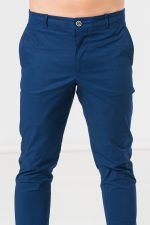 PANTALONI LUNG CASUAL BARBATI  NAVY M - imagine 5
