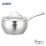 CASEROLA INOX+ CAPAC 16X9 CM, 1.8 L, NICOLAI TAND, ORIGINI,