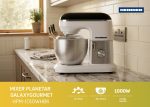 Mixer planetar Heinner GalaxyGourmet HPM-1010WHBK - imagine 3