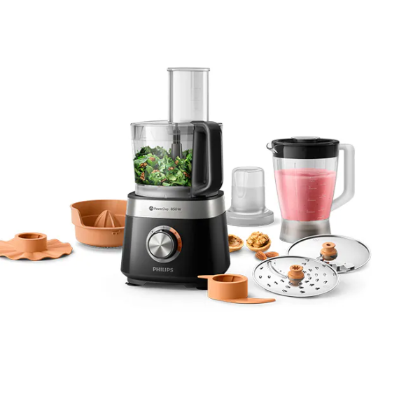 Robot de bucatarie PHILIPS Viva Collection HR7530/10, vas 2.1l, blender
