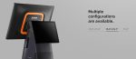 SUNMI DESKTOP POS SYSTEM L1562 T2s EN (15.6" + 10.1", - imagine 2