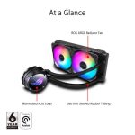 Cooler Procesor ASUS ROG Strix LC II 240 ARGB, Lichid, - imagine 3