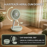 VENTILATOR PLIABIL HEINNER HMF-LC4000GR - imagine 7