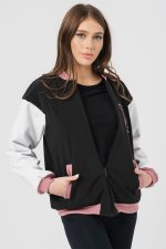 W JACHETA BOMBER  PINK  M