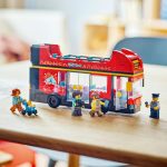 AUTOBUZ TURISTIC ROSU CU ETAJ LEGO 60407 - imagine 5