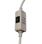 Ecran proiectie electric, perete/tavan, 200 x 150 cm, Blackmount, cutelecomanda, - imagine 5