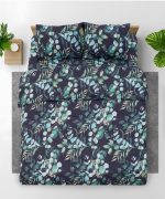 Set de pat king size bumbac, 92 gsm,Jade - imagine 2