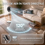 VENTILATOR CU PICIOR HEINNER HMSF-9BK - imagine 11