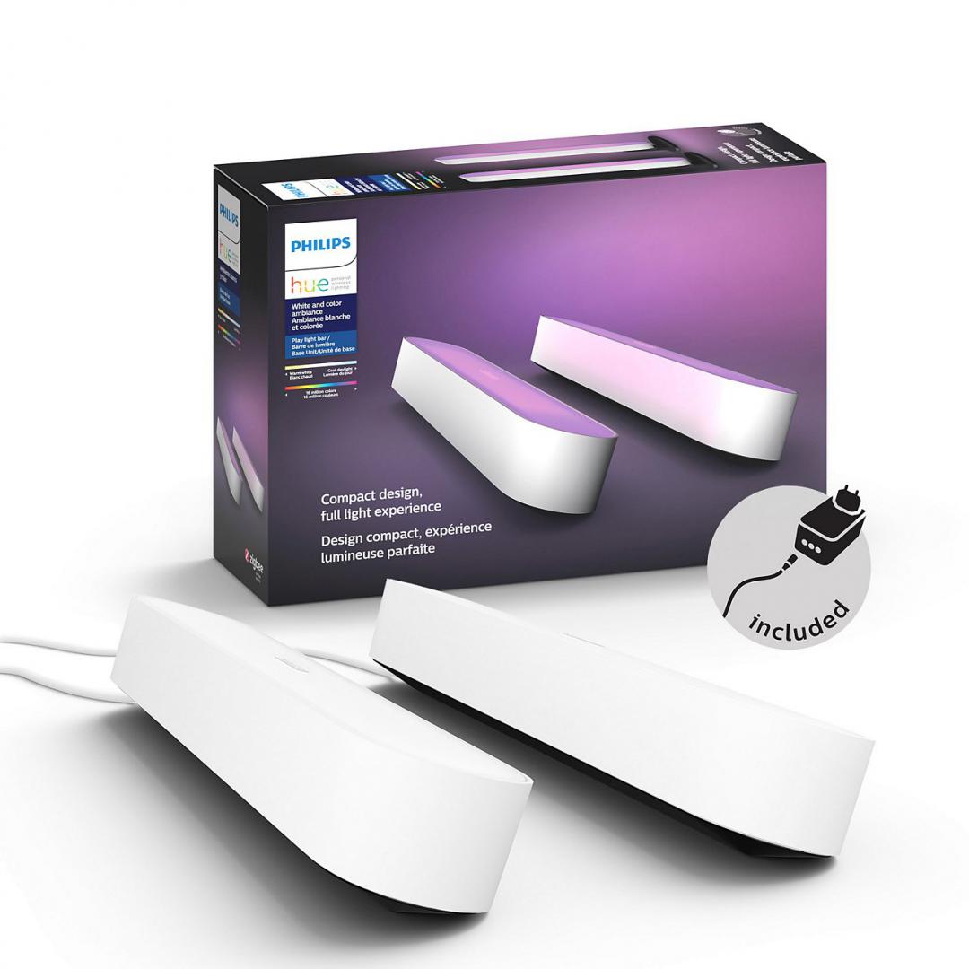 overlay_63f01b049558f98108b505c62c997b7b.jpg Pachet 2 Lampi LED RGB Philips Hue Play, 6.6W, 530 - imagine 1