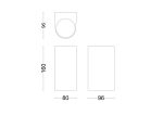 Aplica pentru exterior Philips NIGHTINGALE UP&DOWN, 2xGU10, max 2x35W, IP44, - imagine 3