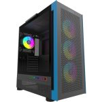 Carcasa Aqirys Sargas, RGB, Mid Tower, Black