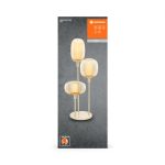 Lampadar LEDVANCE Décor excl. 3xE27, max. 3x25W, 78cm inaltime, buton - imagine 3