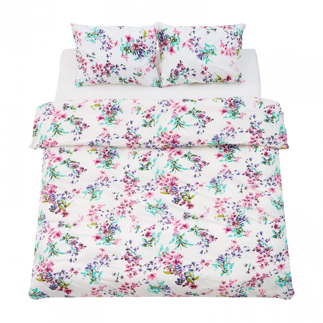 overlay_64bafb7b33fff3d175572ae7902f458f.jpg Set de pat king size bumbac,144TC,Sakura - imagine 1