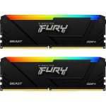 Memorie RAM Kingston FURY Beast RGB, 16GB DDR4, 3600MHz, CL17 - imagine 3
