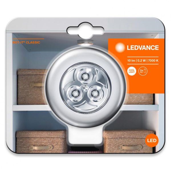 Lampa LED portabila pe baterii 3xLR3 incluse Ledvance DOT-it CLASSIC