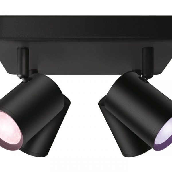 Spot LED RGB WiZ Imageo SQ, Wi-Fi, Bluetooth, control vocal,