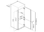 Combina frigorifica HEINNER HC-BIM271INVE++, 271 l, Clasa E, incorporabila, Compresor - imagine 2
