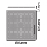 Panou LED Ledvance PANEL Essential, 36W, 3850 lm, lumina neutra - imagine 2