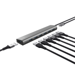 Hub Trust Halyx , 7 porturi USB 3.2 Gen 1,
