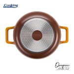 SEMIOALA ALUMINIU TURNAT + CAPAC 24x12 CM,3.9L, NICOLAI TAND, ORIGINI, - imagine 4