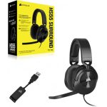 Casti Gaming Head-band Corsair HS55 SURROUND, Wired, Negru - imagine 4