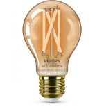 Bec LED inteligent vintage (decorativ) Philips Filament Bulb Amber A60 - imagine 2