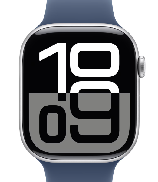 Apple Watch Series 10 GPS 46mm Silver Aluminium Case with