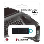 Memorie USB Kingston DataTraveler Exodia 64GB, USB 3.2, Negru - imagine 3