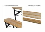 HEINNER SET LEMN 2+1 BERARIE 167*46*75CM - imagine 4