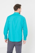 CAMASA CASUAL BARBATI TURQOISE XL - imagine 3
